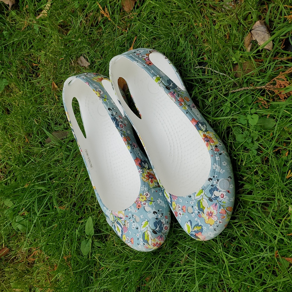 Vera Bradley x Crocs Kadee White Floral Ballet Flats Size 5 - Picture 16 of 16